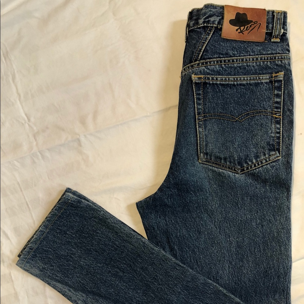 vintage cowgirl chic mom jeans